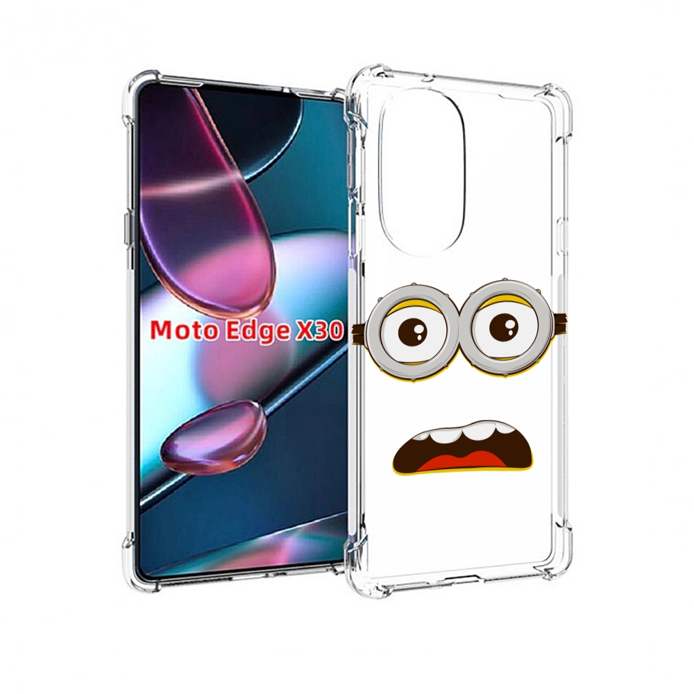 

Чехол MyPads лицо-миньона для Motorola Moto Edge X30, Прозрачный, Tocco