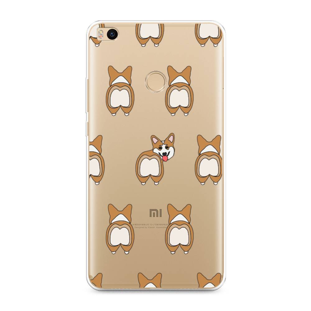 

Чехол Awog на Xiaomi Mi Max 2 "Милый корги фон", Разноцветный, 32150-2