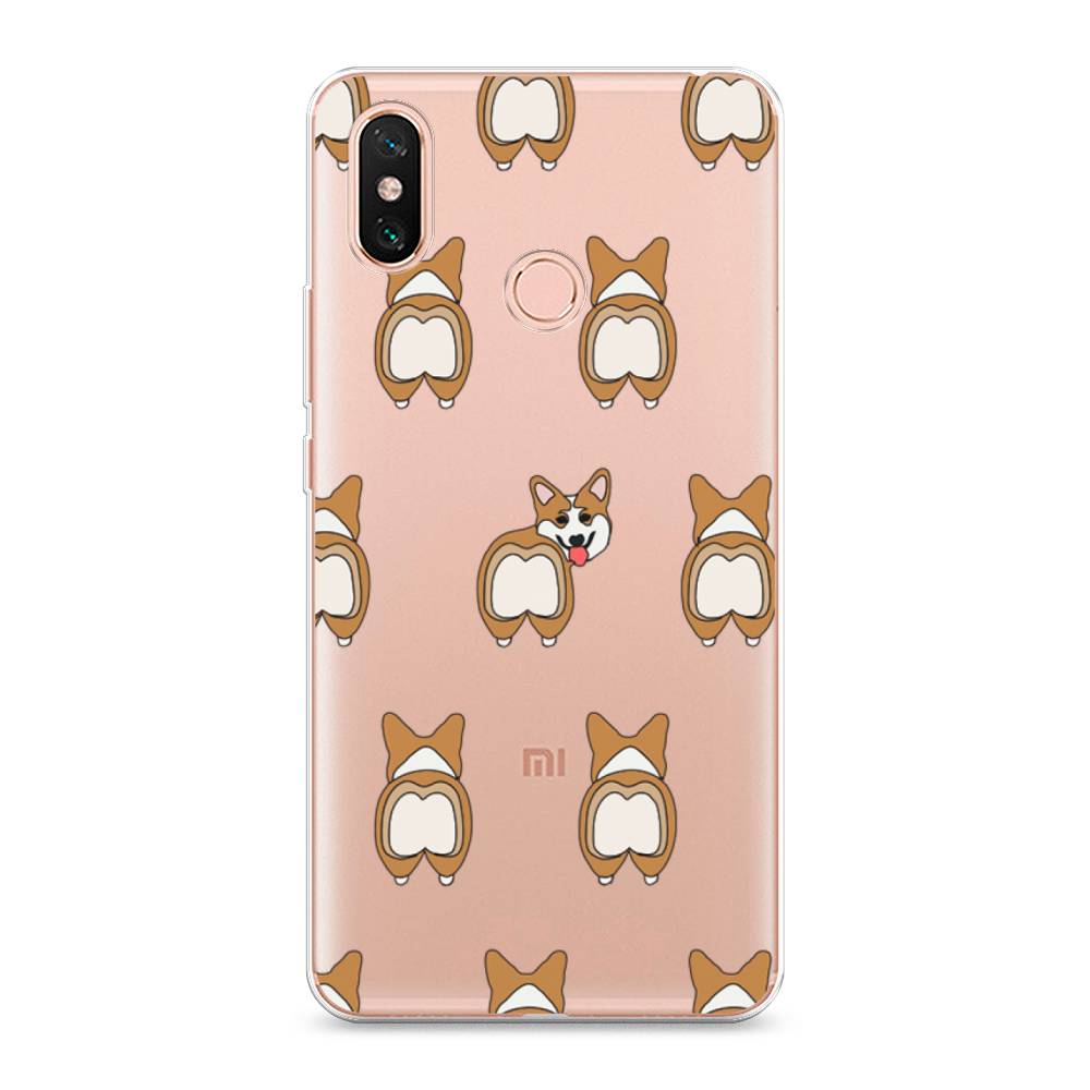 

Чехол Awog на Xiaomi Mi Max 3 "Милый корги фон", Разноцветный, 34350-2