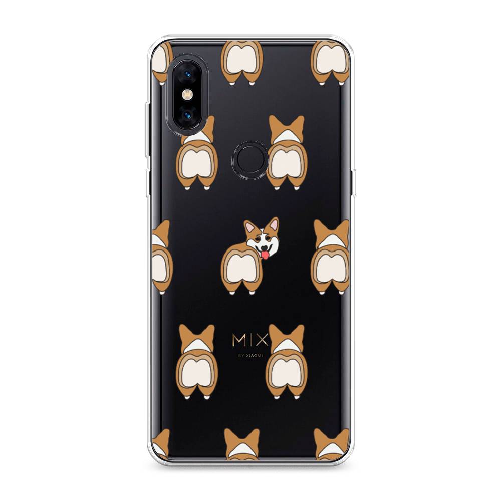 

Чехол Awog на Xiaomi Mi Mix 3 "Милый корги фон", Разноцветный, 34950-2