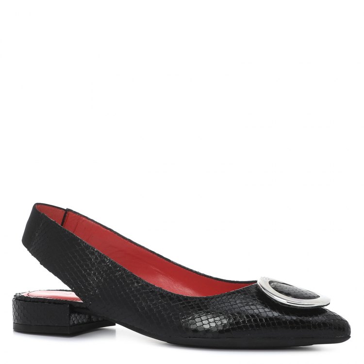 

Туфли женские Pas De Rouge 2863_2287263 черные 40 EU, 2863_2287263