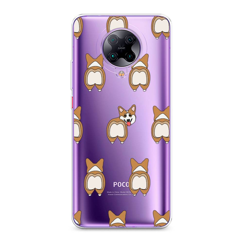 

Чехол Awog на Poco F2 Pro/Redmi K30 Pro "Милый корги фон", Разноцветный, 37050-2