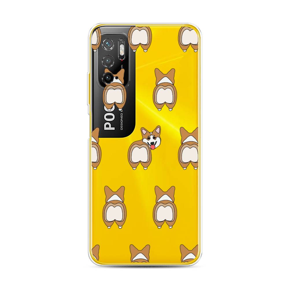 

Чехол Awog на Poco M3 Pro "Милый корги фон", Разноцветный, 311050-2