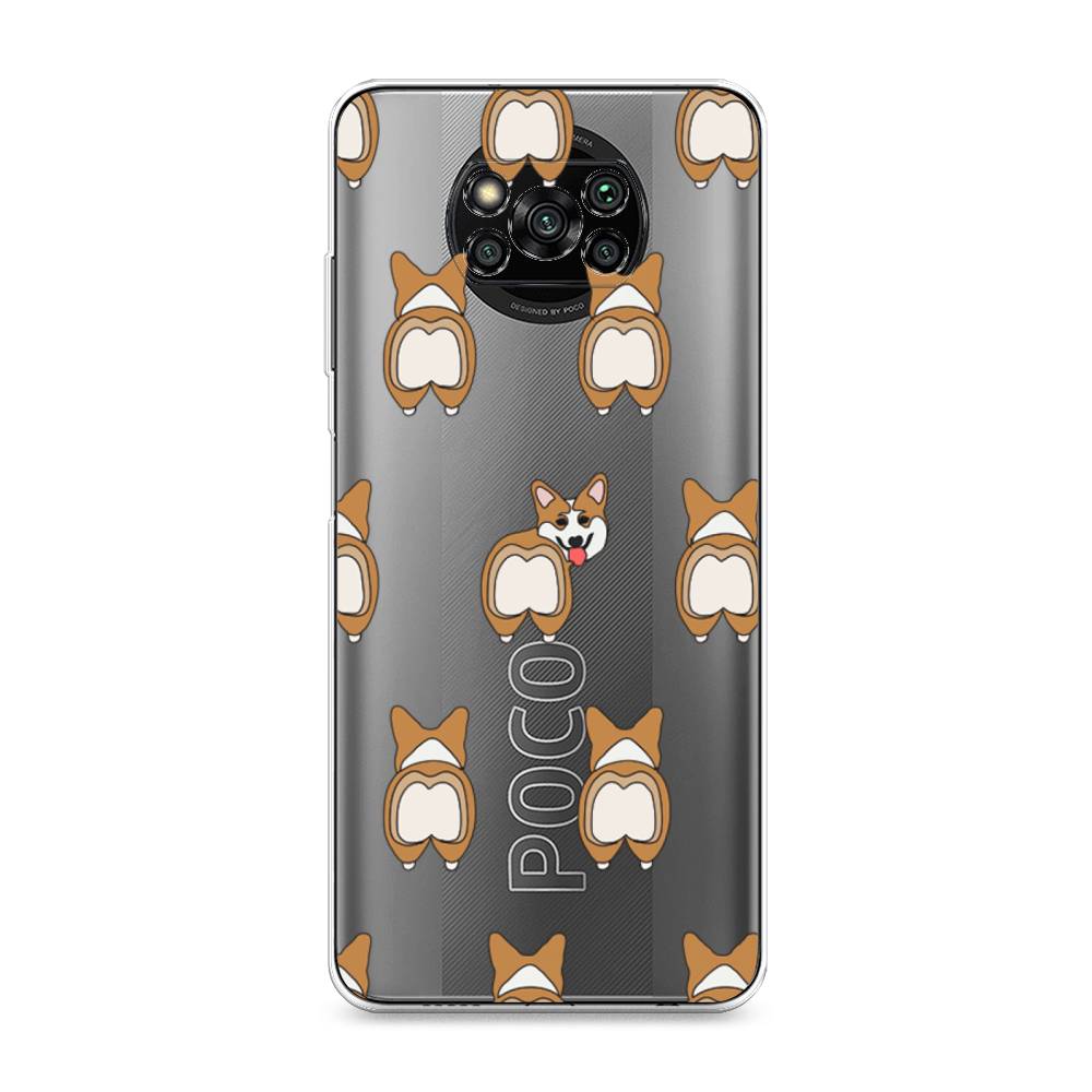 

Чехол Awog на Poco X3/X3 Pro "Милый корги фон", Разноцветный, 310650-2