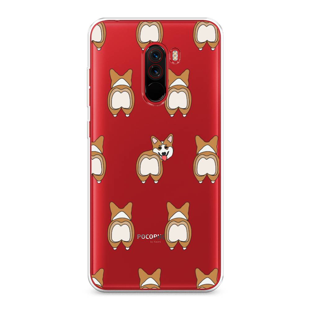 

Чехол Awog на Xiaomi Pocophone F1 "Милый корги фон", Разноцветный, 34450-2
