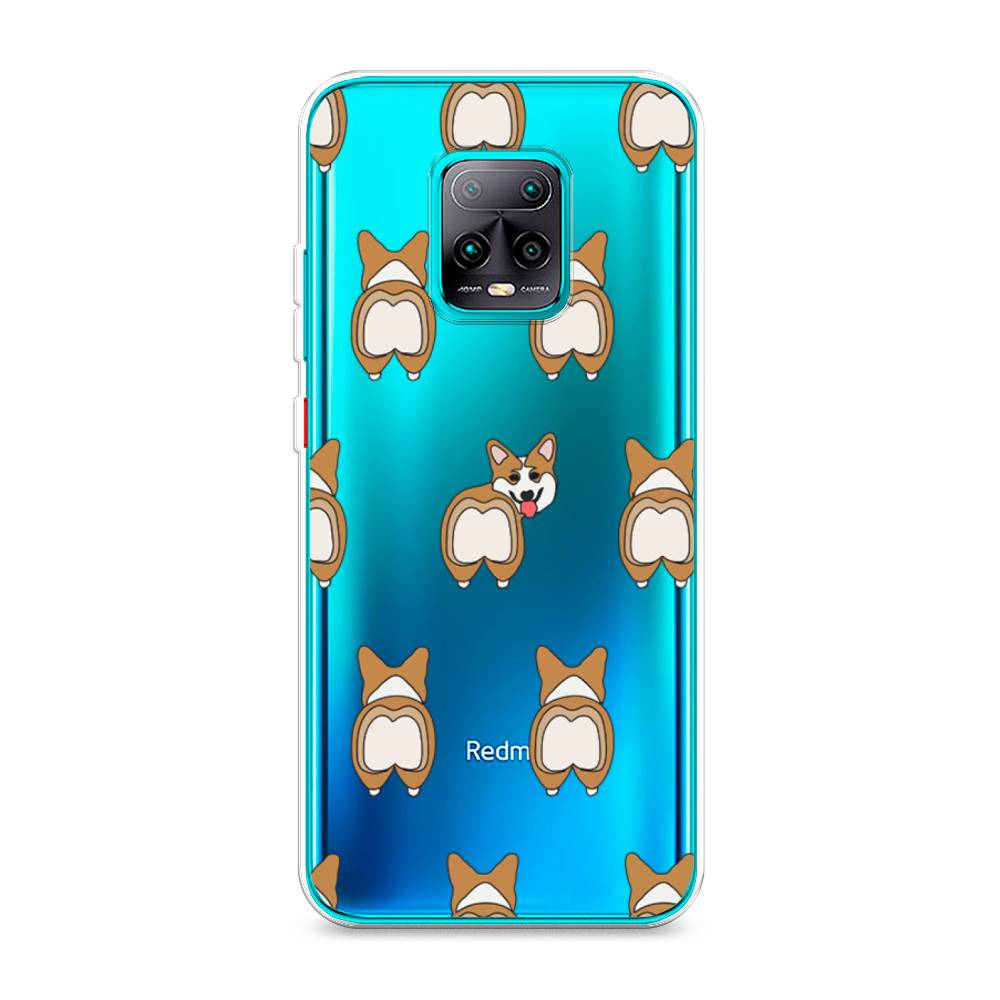 

Чехол Awog на Xiaomi Redmi 10X Pro 5G "Милый корги фон", Разноцветный, 38650-2