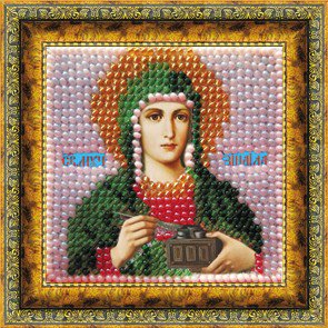 фото Набор для вышивания вышивальная мозаика 4057 святая мученица зинаида тарсийская