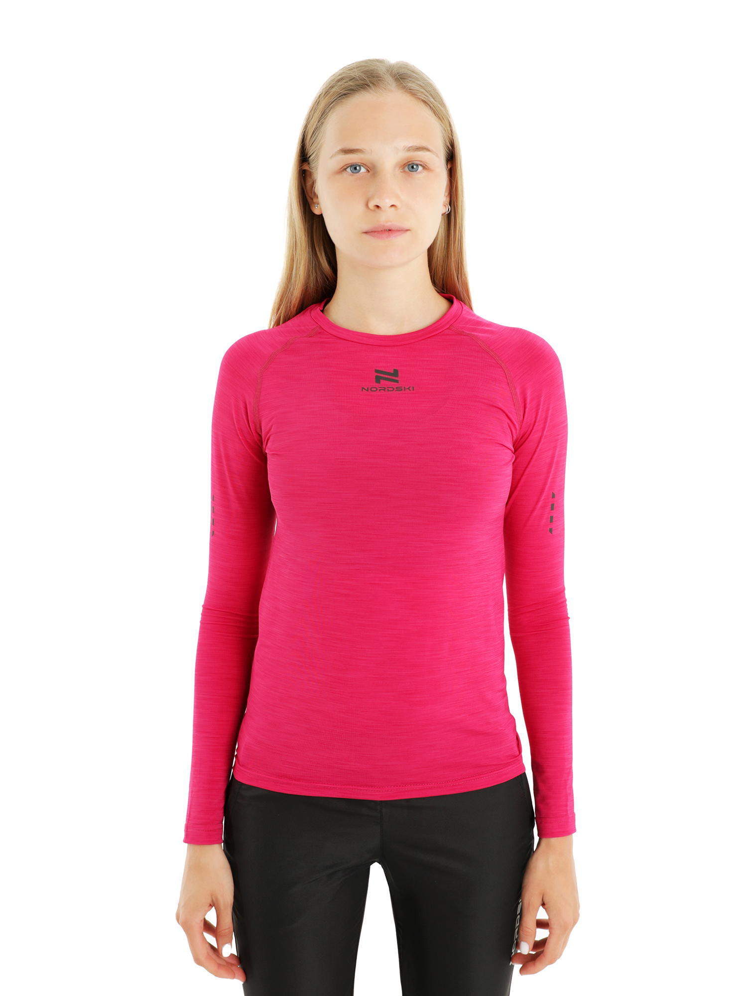 

Лонгслив женский NordSki Pro W розовый 44, Pro W