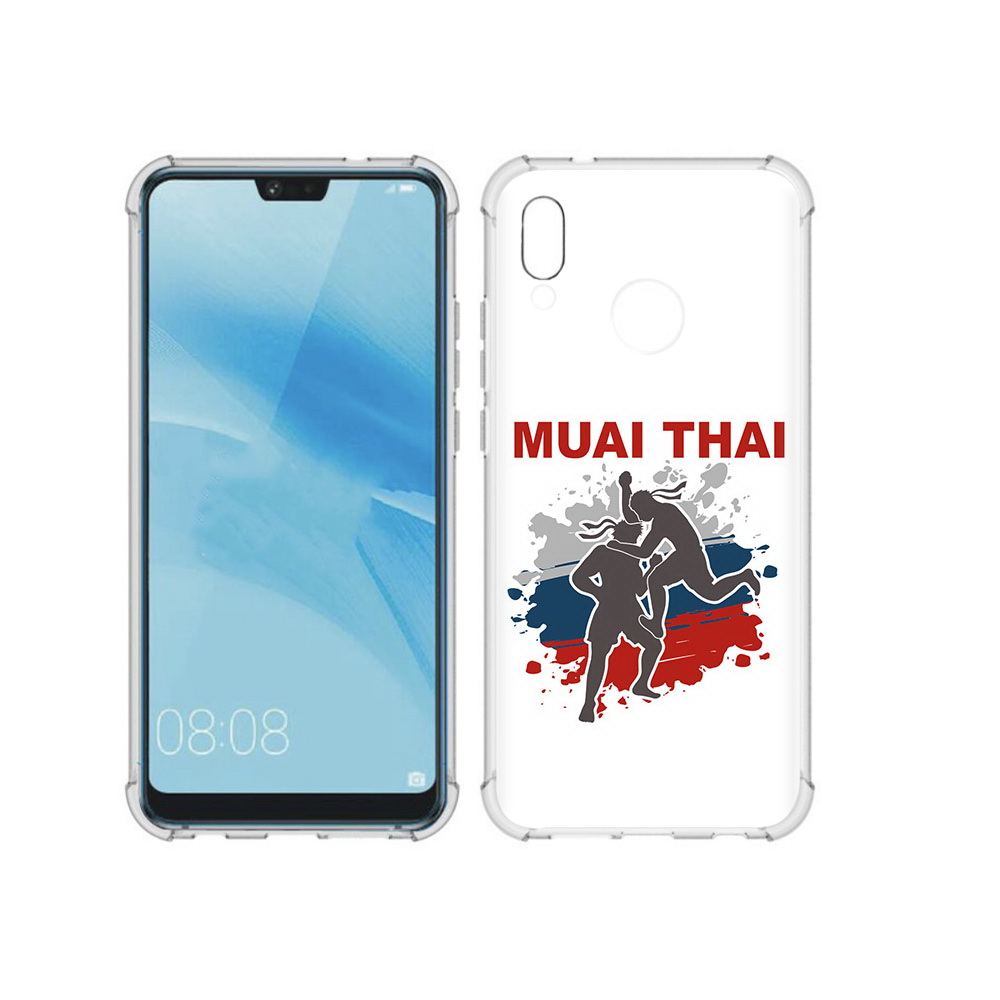 

Чехол MyPads Tocco для Huawei P20 Lite Муайтай (PT130405.51.123), Прозрачный, Tocco