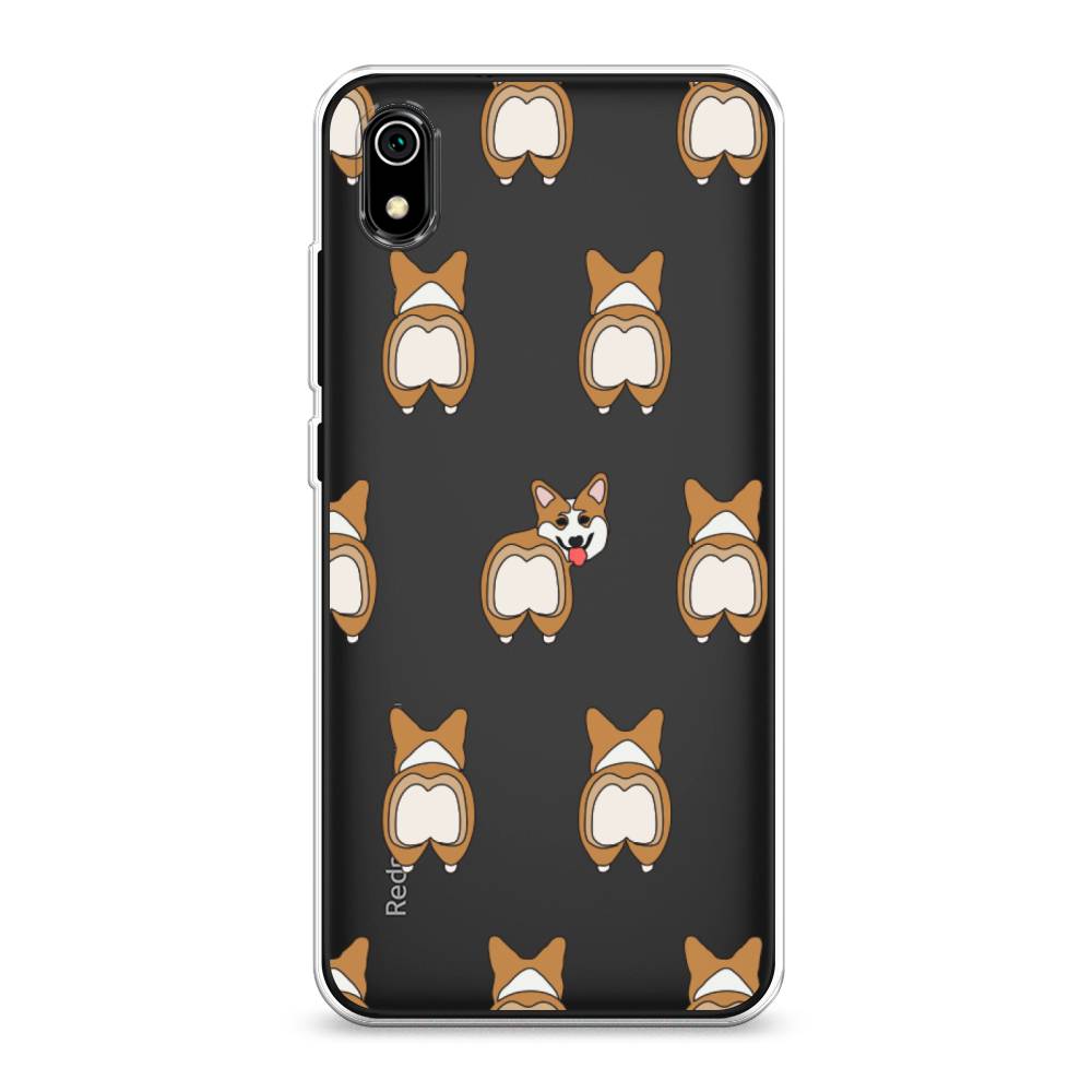 

Чехол Awog на Xiaomi Redmi 7A "Милый корги фон", Разноцветный, 35450-2