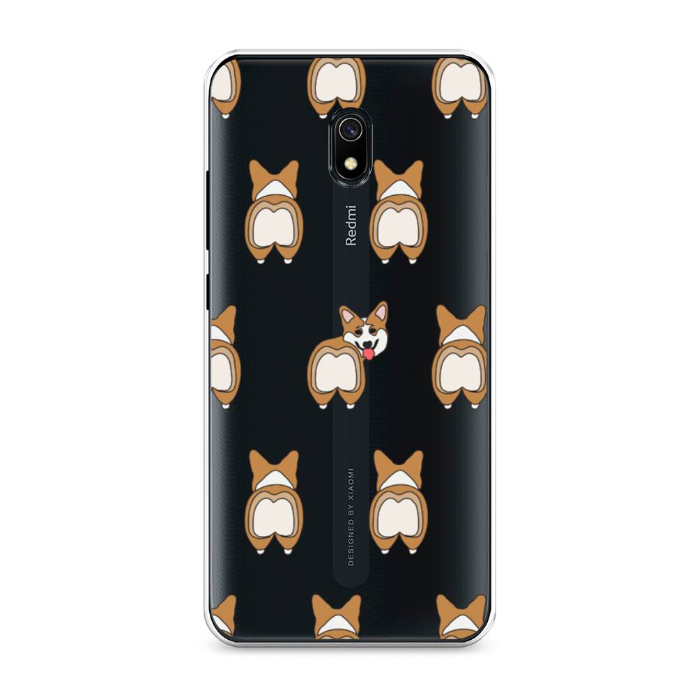 

Чехол Awog на Xiaomi Redmi 8A "Милый корги фон", Разноцветный, 37250-2