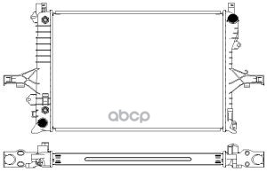 

34821001sak_радиатор Системы Охлаждения! Акпп Volvo S60/V70/S80 2.4/2.8/2.5tdi 99-03 Sakur