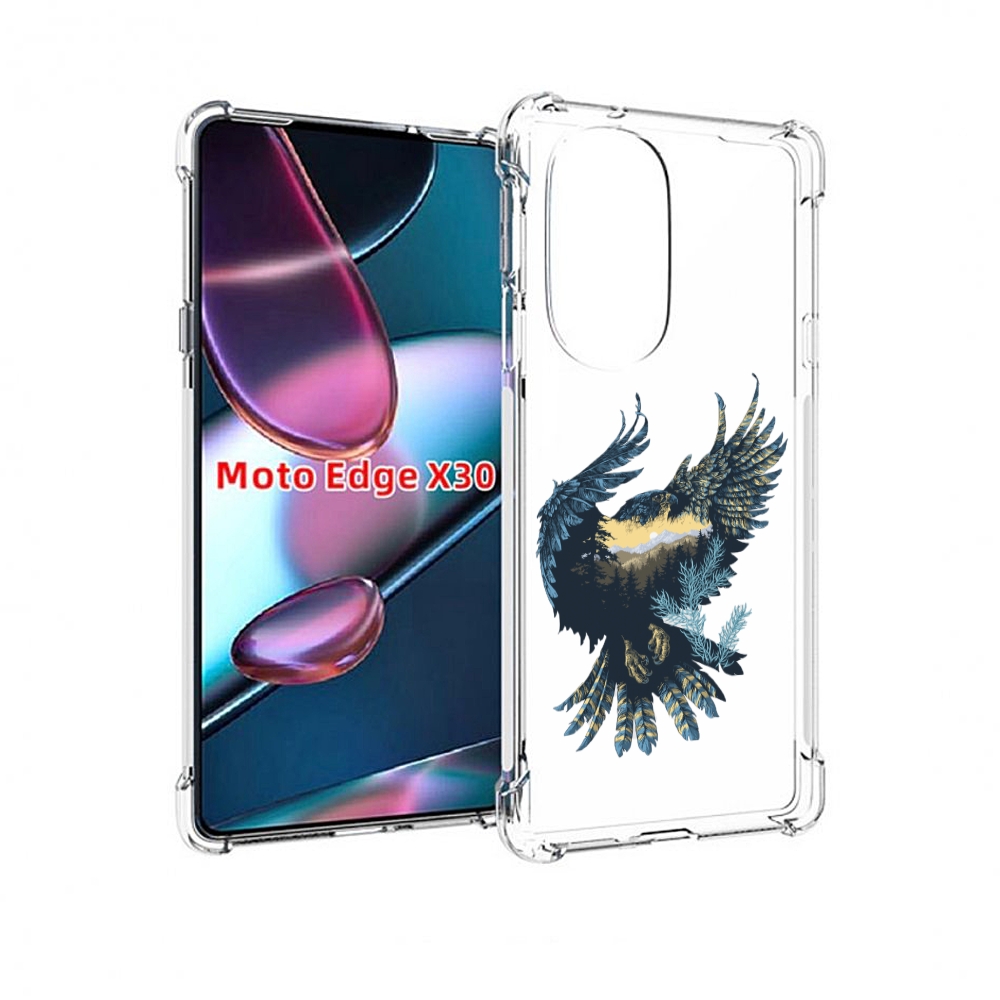 

Чехол MyPads мирок в соколе для Motorola Moto Edge X30, Прозрачный, Tocco