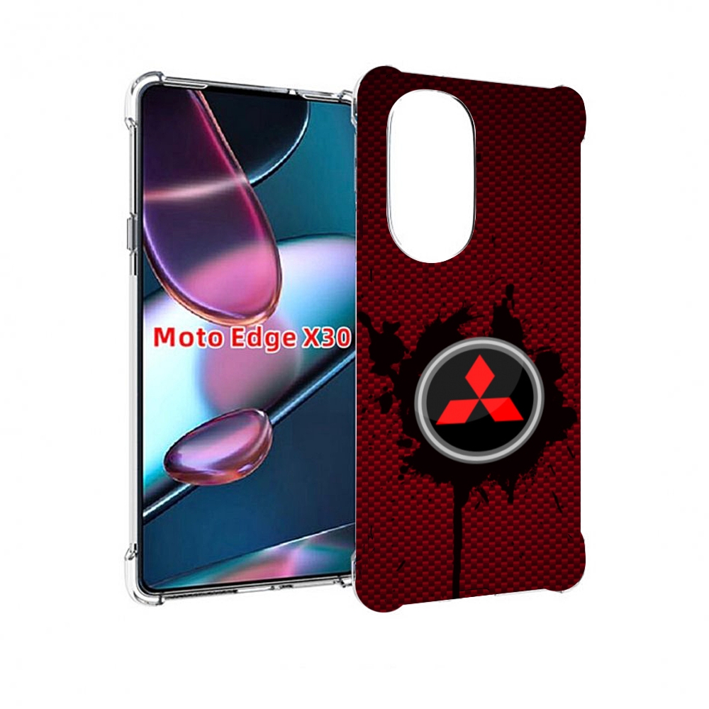 

Чехол MyPads мицубиси mitsubishi 2 для Motorola Moto Edge X30, Прозрачный, Tocco