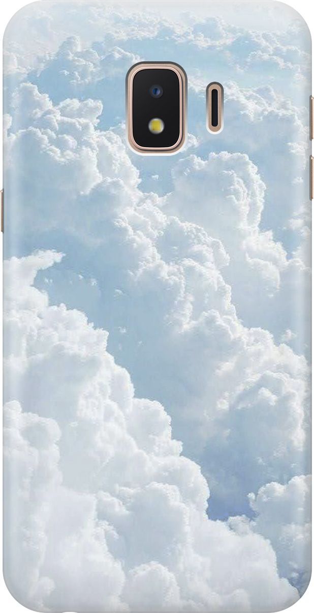 

Чехол на Samsung Galaxy J2 Core с принтом "Кучевые облака", Белый;голубой, 7248