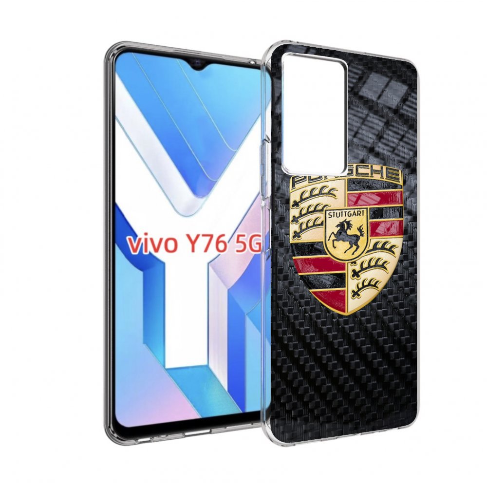 

Чехол Mypads Porsche 3 Мужской Для Vivo Y76 5G, Прозрачный, Tocco