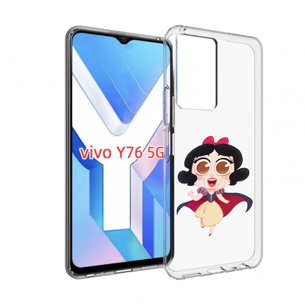 

Чехол MyPads принцеска-нарисованная женский для Vivo Y76 5G, Прозрачный, Tocco