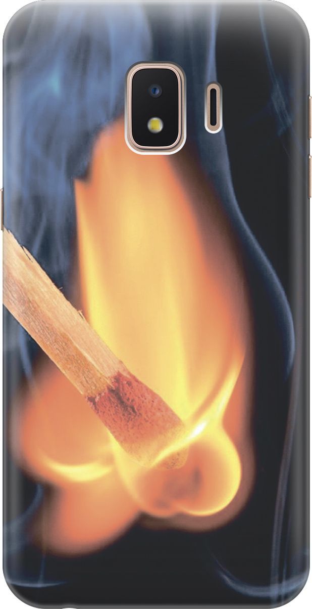 

Чехол на Samsung Galaxy J2 Core с принтом "Горящая спичка", Оранжевый;черный, 4654