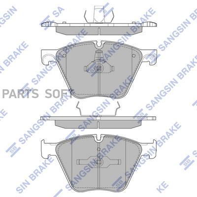 

Колодки передние BMW X5 E70, 7 F01/F02 SP2395 SANGSIN BRAKE SP2395