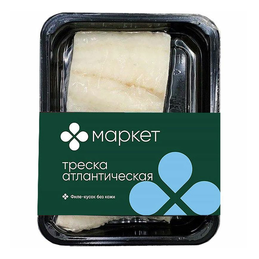 Треска атлантическая замороженная филе кусок без кожи 330 г