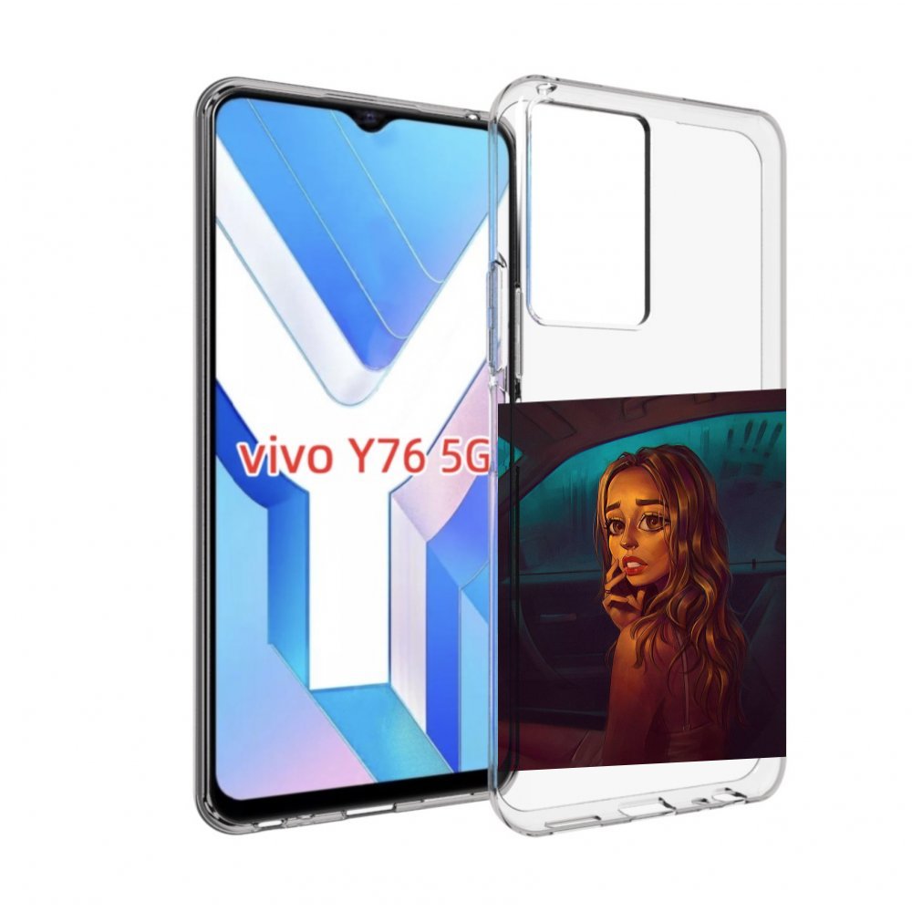 

Чехол MyPads пуп-невесты женский для Vivo Y76 5G, Прозрачный, Tocco
