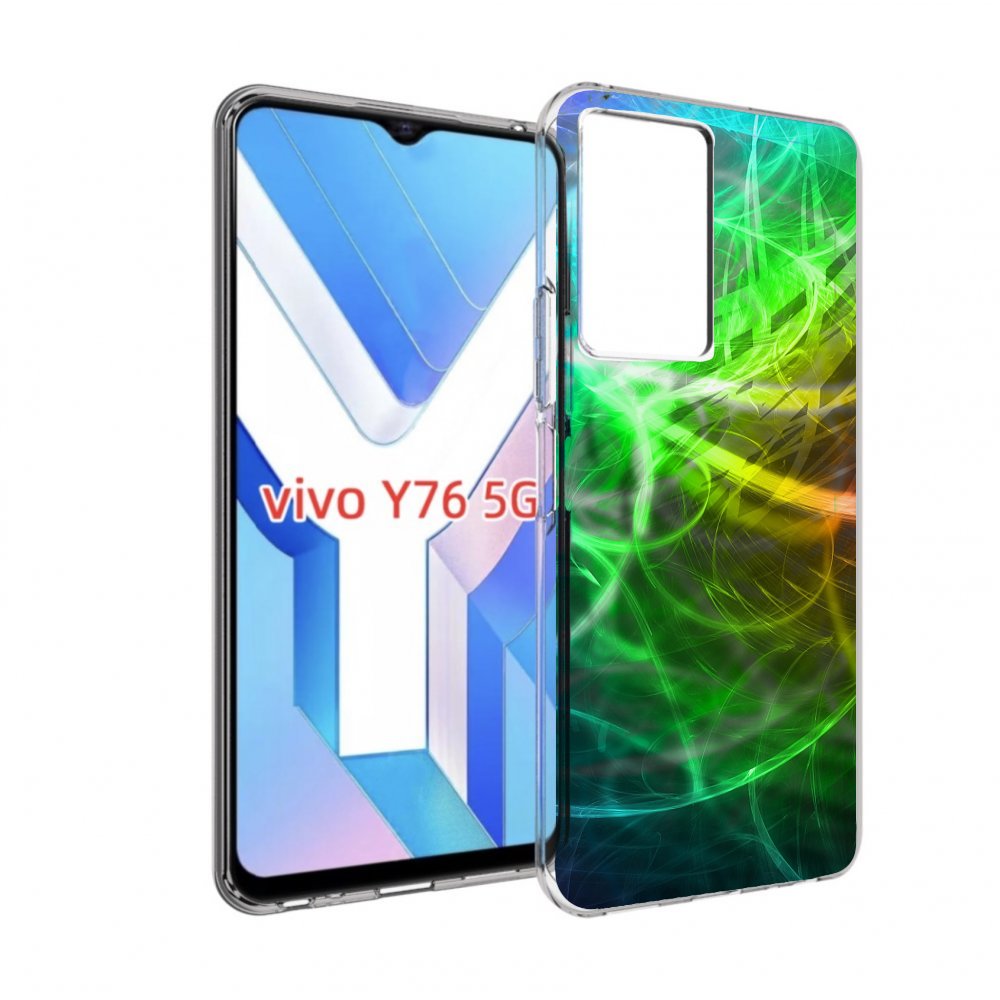 

Чехол MyPads разноцветная-абстракция-линиями для Vivo Y76 5G, Прозрачный, Tocco