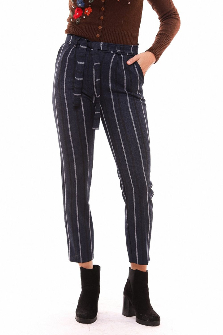 

Брюки женские Sense 131263 синие 46 RU (товары доставляются из-за рубежа), 131263