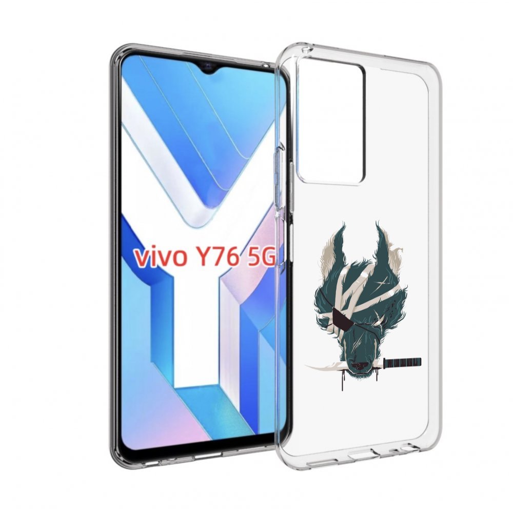 

Чехол MyPads волк-разбойник для Vivo Y76 5G, Прозрачный, Tocco