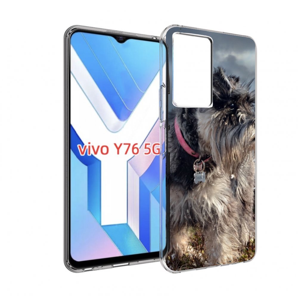 

Чехол MyPads ризеншнауцер 2 для Vivo Y76 5G, Прозрачный, Tocco