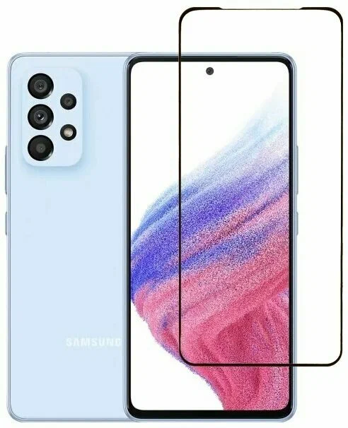 

Защитное стекло для Samsung A536B Galaxy A53 5G полное покрытие, черный (в упаковке)