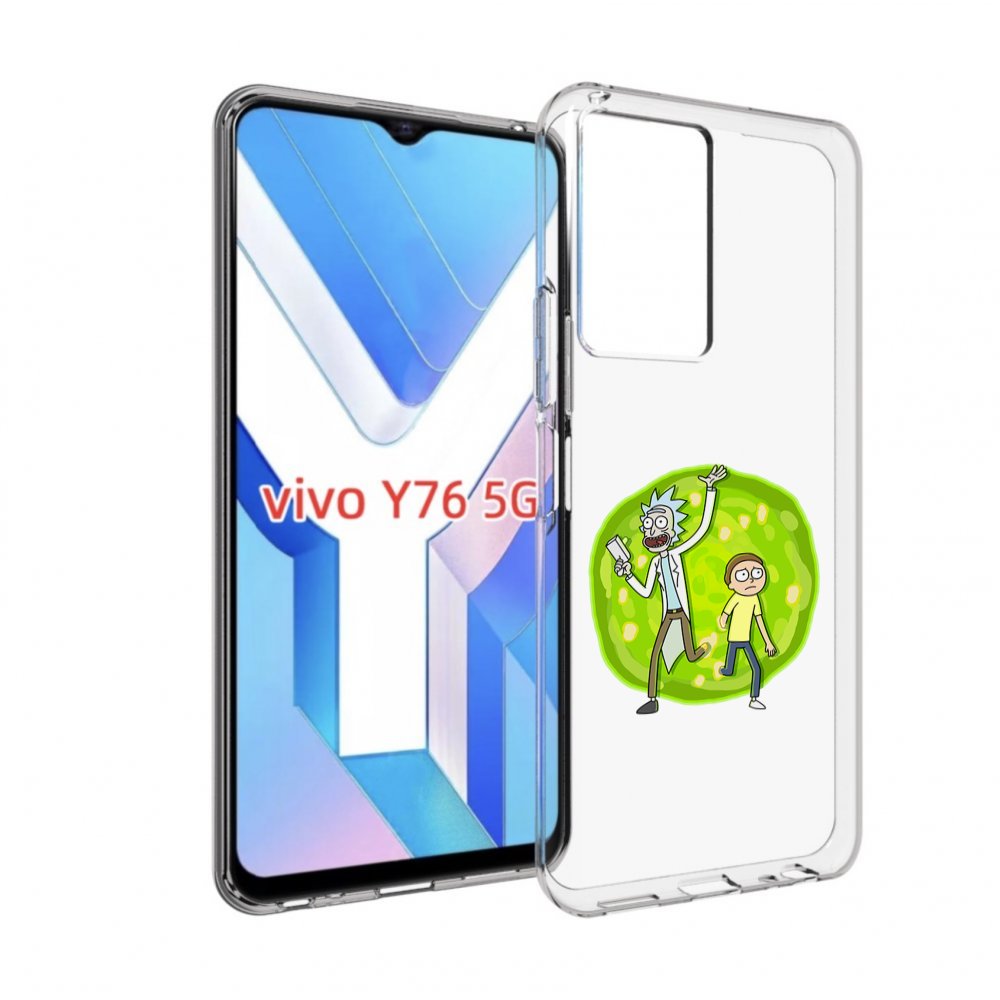 

Чехол MyPads рик-и-морти-в-кружке для Vivo Y76 5G, Прозрачный, Tocco