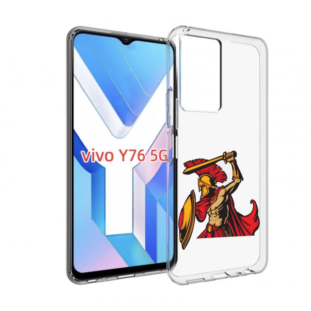 

Чехол MyPads римский-воин для Vivo Y76 5G, Прозрачный, Tocco