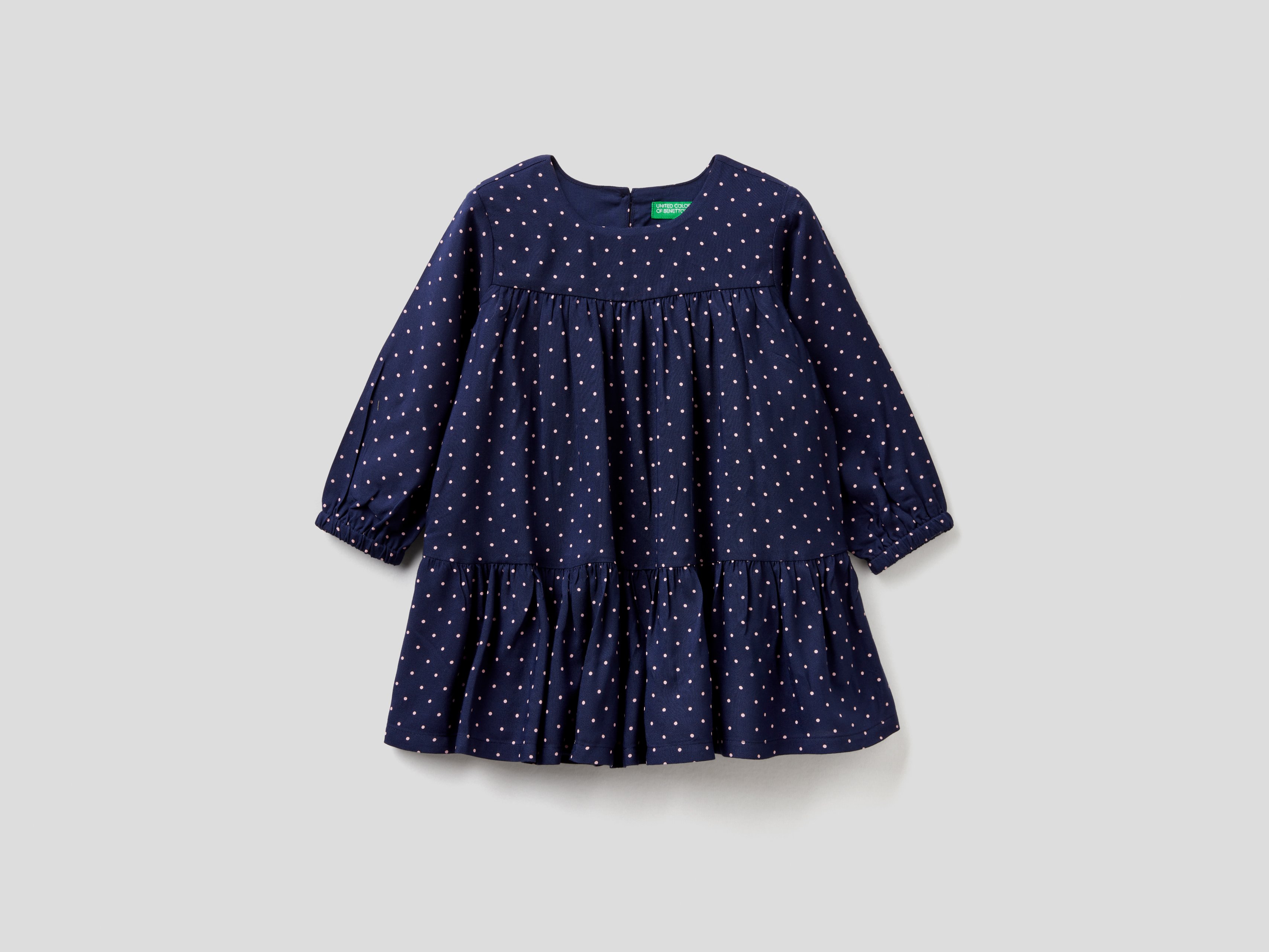 фото Платье для девочек benetton цв. синий р.98 united colors of benetton