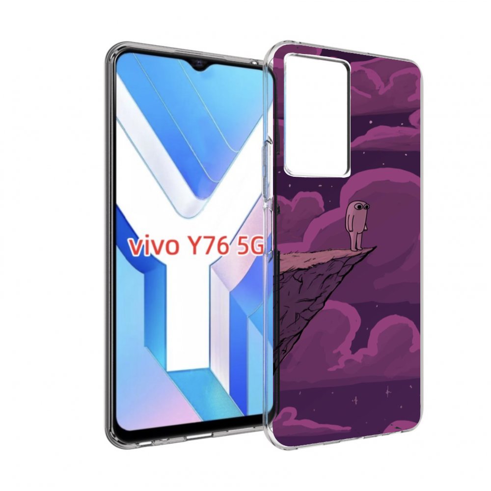 

Чехол MyPads розовая-фасолька для Vivo Y76 5G, Прозрачный, Tocco