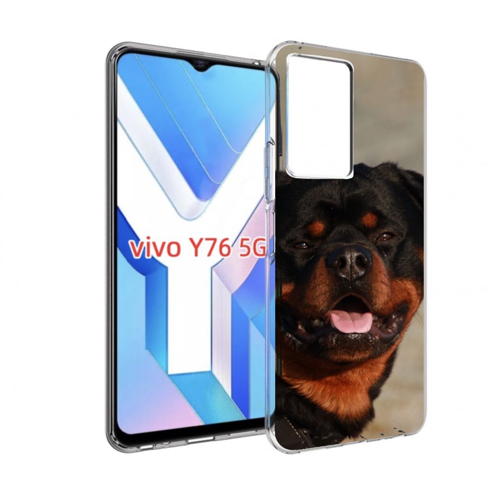 

Чехол MyPads ротвеллер 2 для Vivo Y76 5G, Прозрачный, Tocco