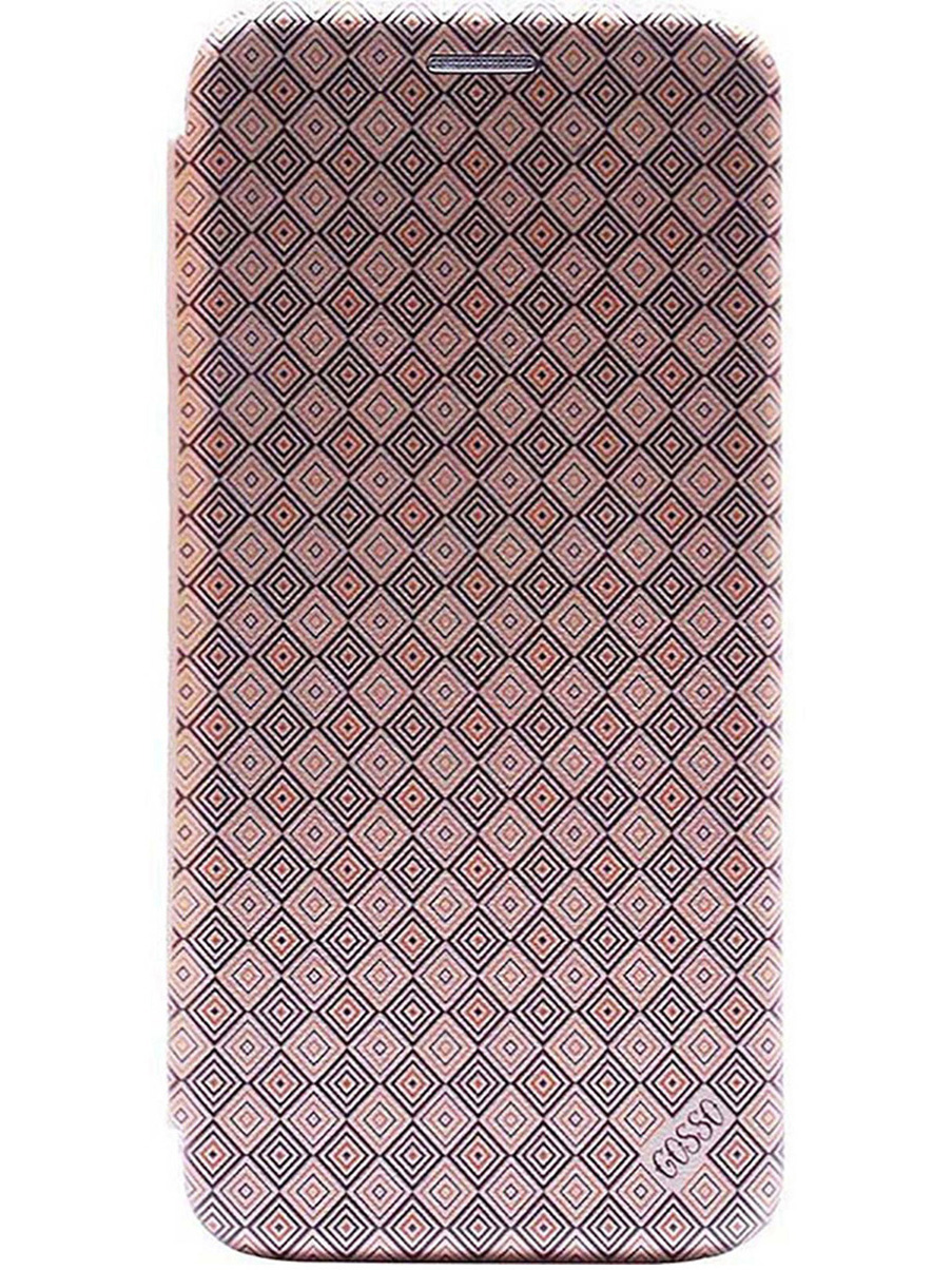 

Чехол-книжка на Honor X7a, Золотистый;серый;черный, 159393