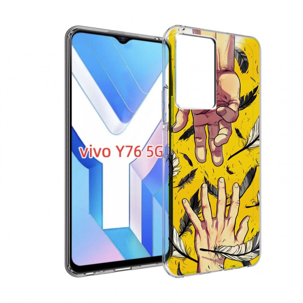 

Чехол MyPads рука-в-руку для Vivo Y76 5G, Прозрачный, Tocco