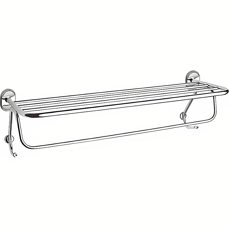 F1924 (пол/держ. с полкой хром)