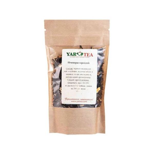 

Чай черный Yar Tea Императорский листовой с добавками 50 г