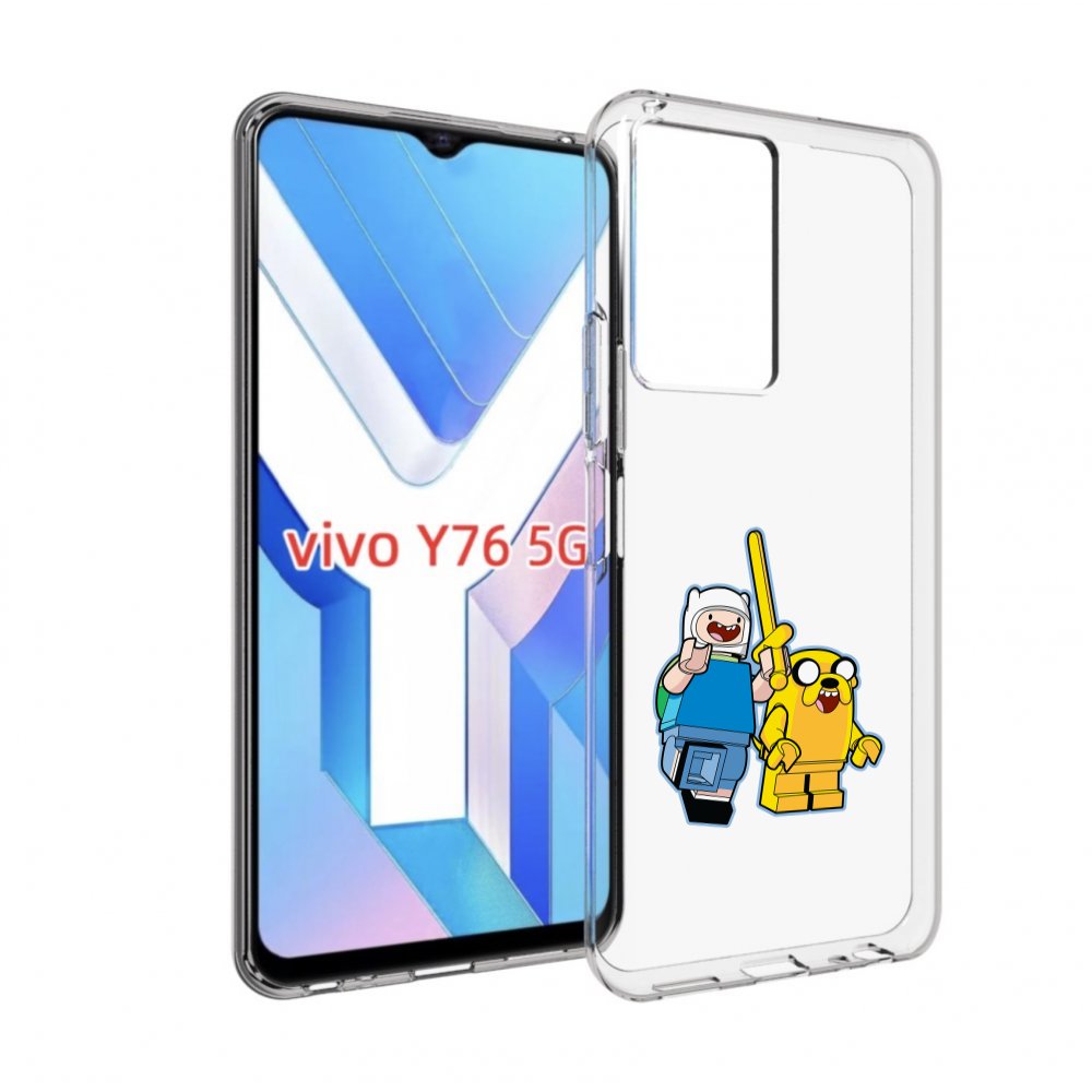 

Чехол MyPads время приключений лего для Vivo Y76 5G, Прозрачный, Tocco