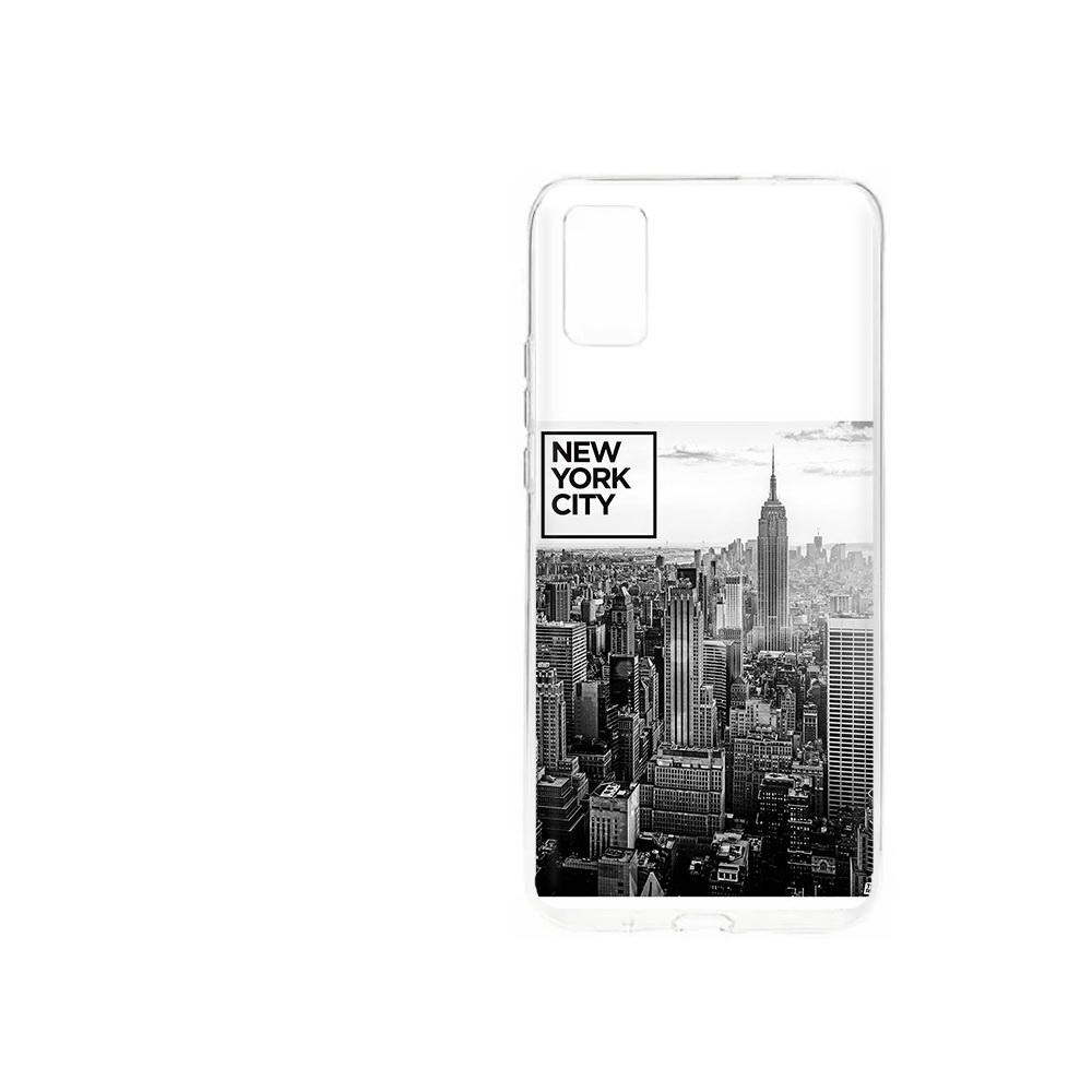 Чехол MyPads Tocco для ZTE Blade A31 (2021) черно белый ньюерк (PT226942.465.686)