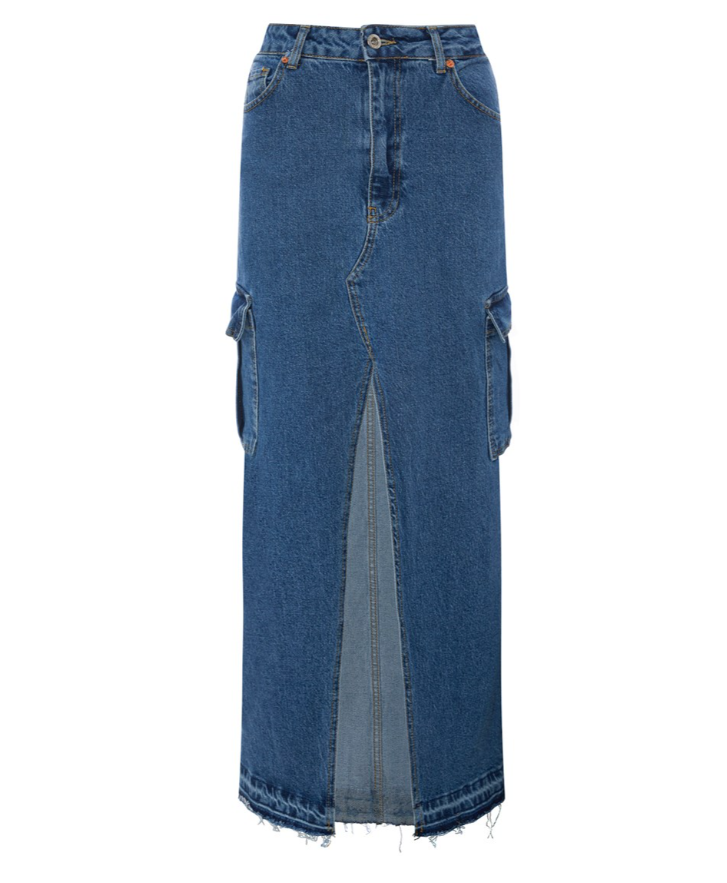 Юбка женская A.T.JEANS ППЮ синяя 50 RU