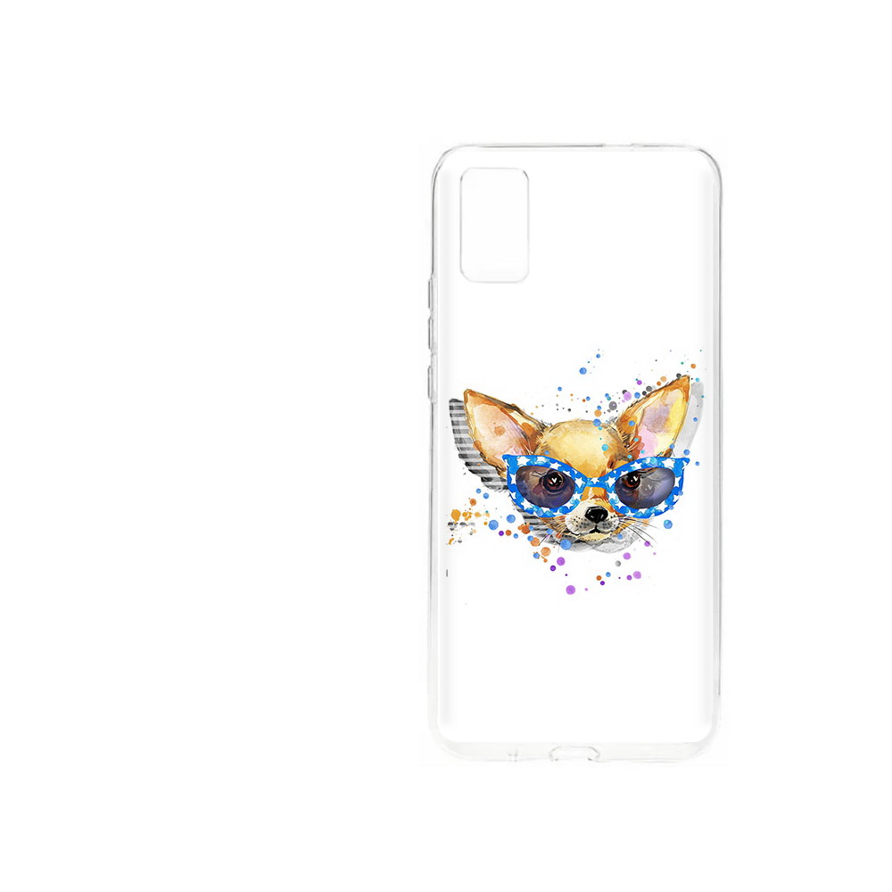Чехол MyPads Tocco для ZTE Blade A31 (2021) чихуа-хуа в очках (PT226942.465.691)