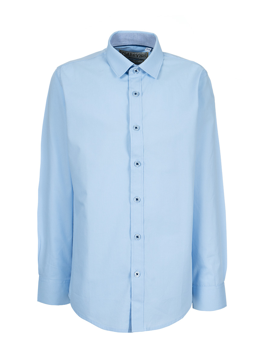 

Рубашка детская Tsarevich Cashmere Blue/2 sl, голубой, 134, Cashmere Blue/2 sl