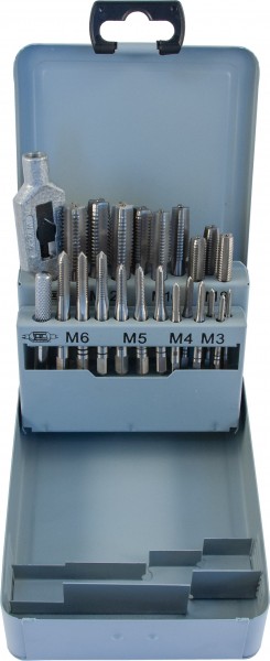 Набор метчиков Thorvik MTS22 вороток держатель м5 м12 трещоточный для метчиков ручных thorvik rth2