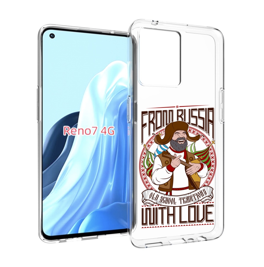 

Чехол MyPads русский мужчина для OPPO RENO 7 4G, Прозрачный, Tocco