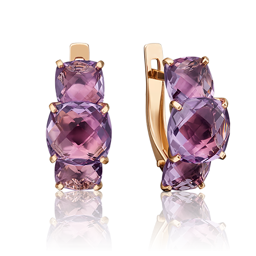 

Серьги из красного золота с аметистом PLATINA jewelry 02-4556-00-203-1110-46_0, 02-4556-00-203-1110-46_0