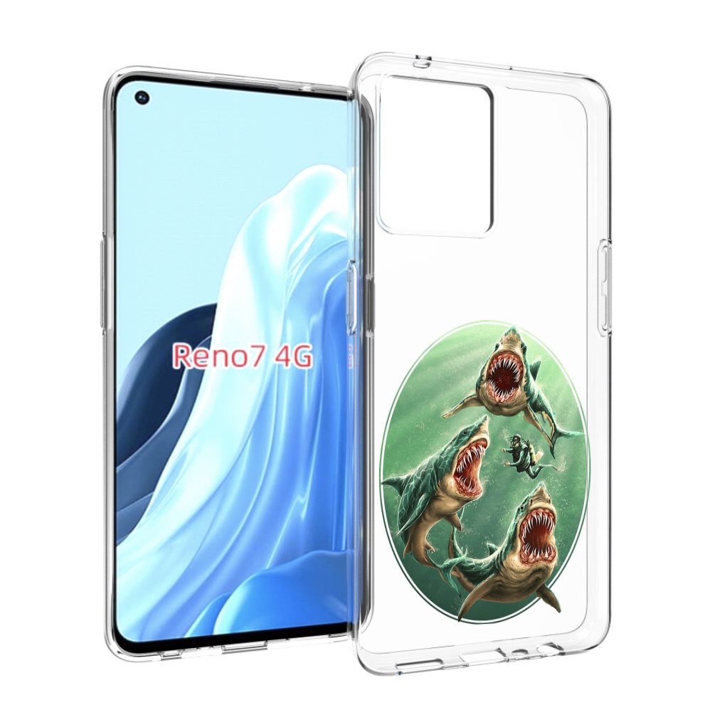 

Чехол MyPads синяя бездна для OPPO RENO 7 4G, Прозрачный, Tocco