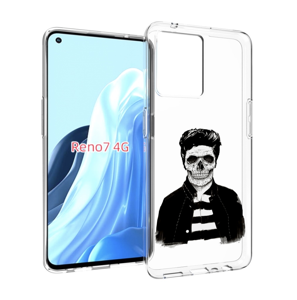 

Чехол MyPads скелет для OPPO RENO 7 4G, Прозрачный, Tocco