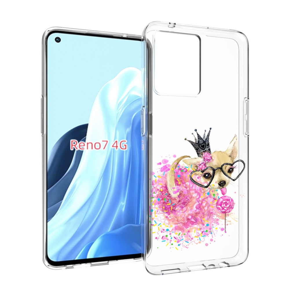 

Чехол MyPads сладкая принцесса для OPPO RENO 7 4G, Прозрачный, Tocco